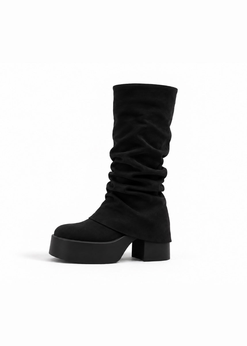 Velmira Slouch Platform Boots