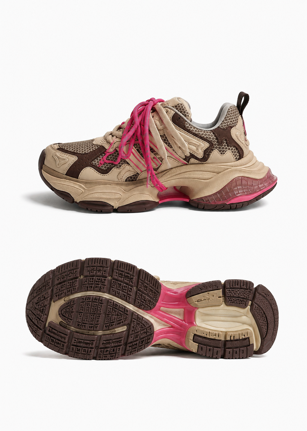 Retro Bloom Platform Sneakers