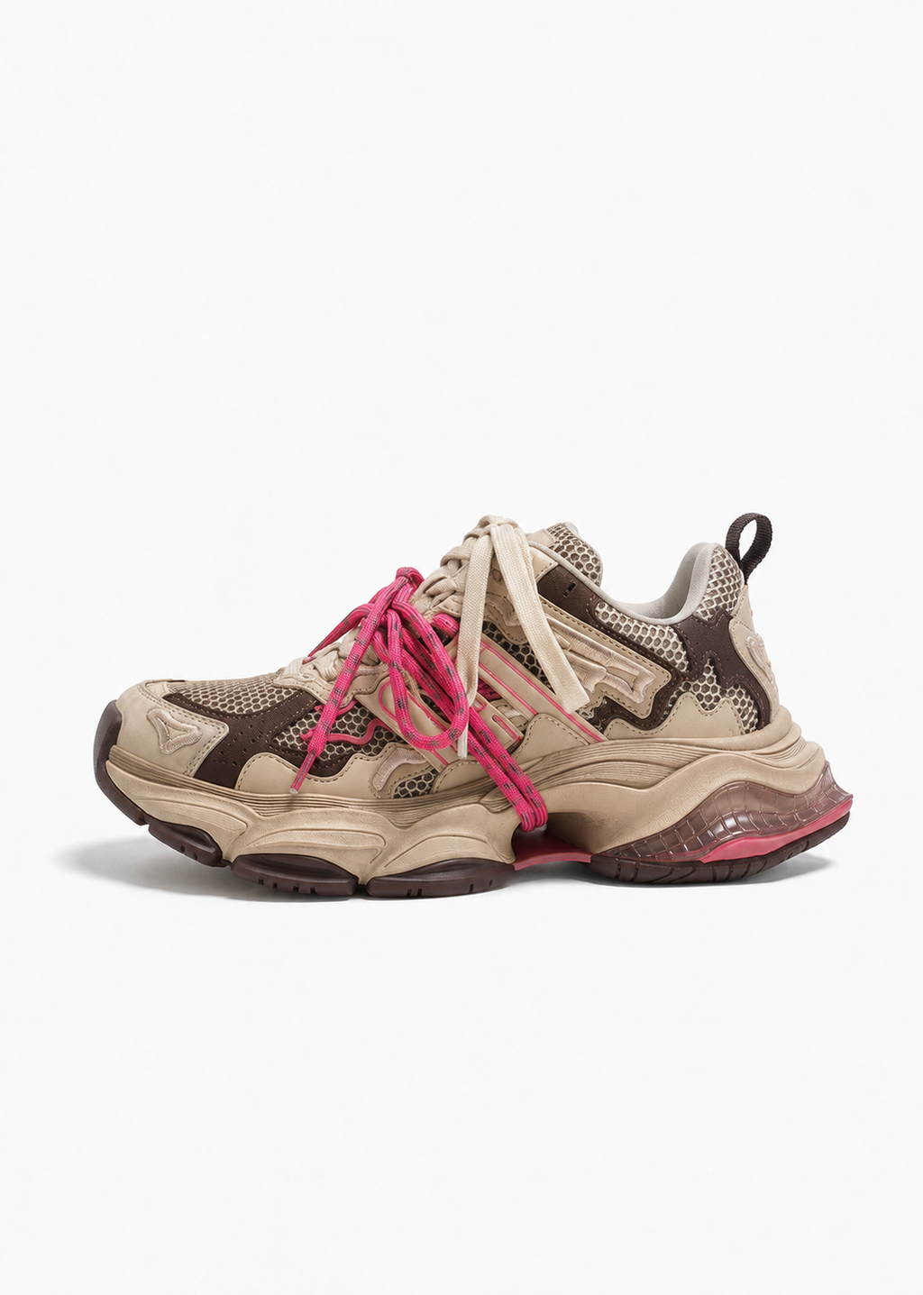 Retro Bloom Platform Sneakers