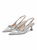 Lune Buckle Heels