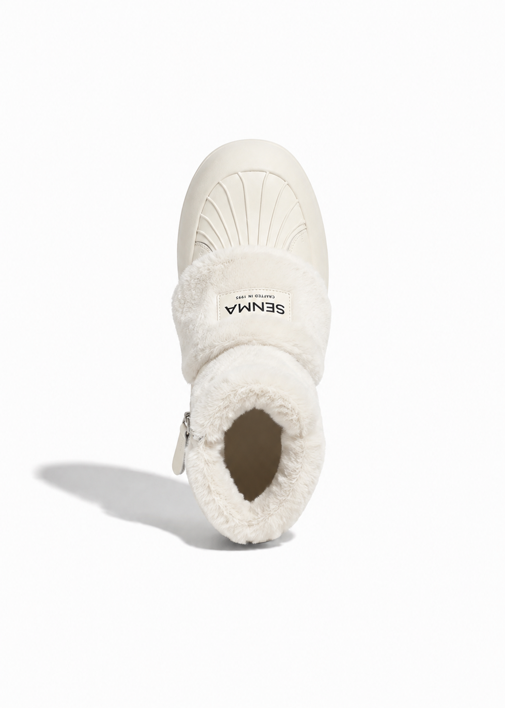 Ivory Snow Puff Boots