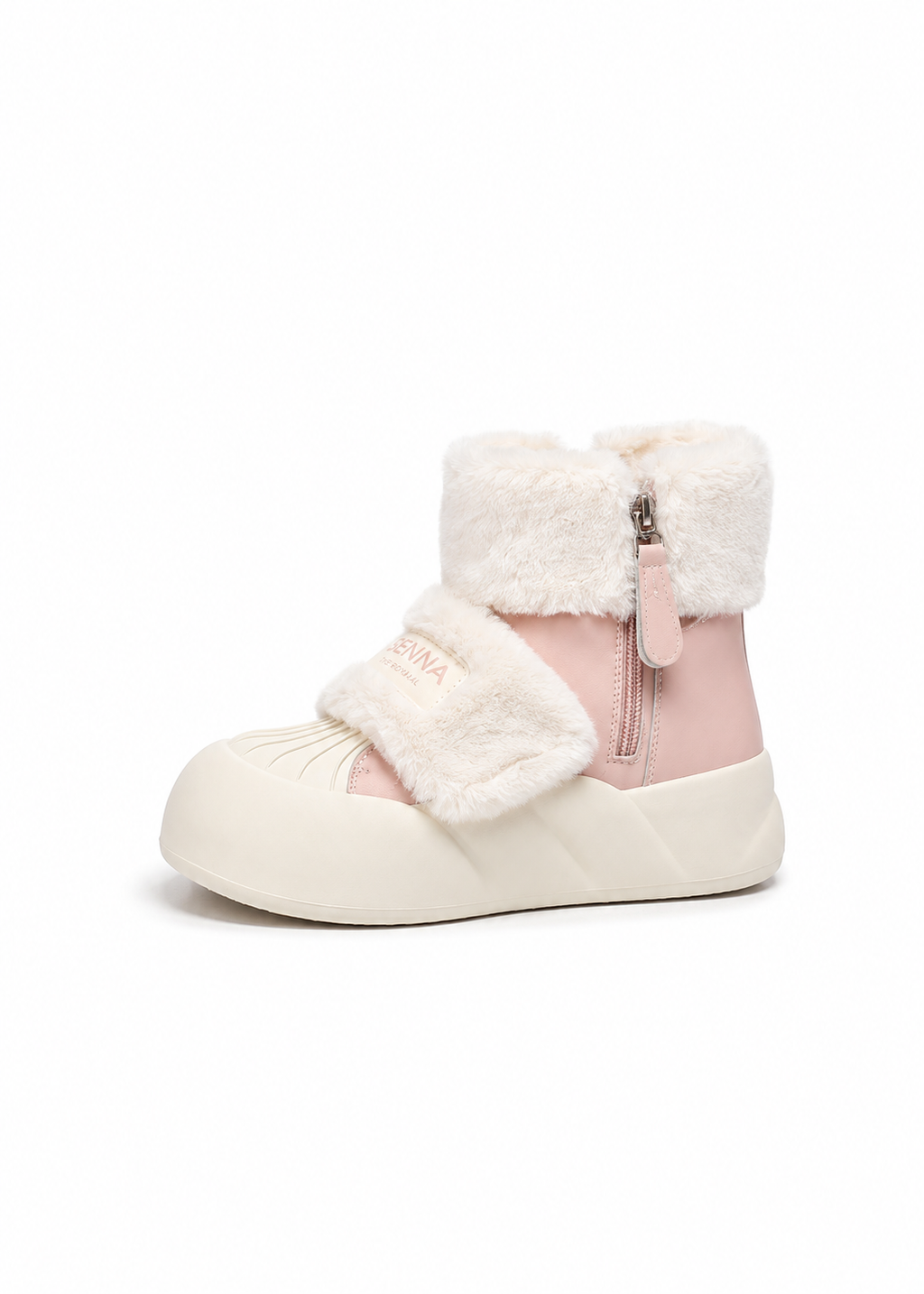 Ivory Snow Puff Boots