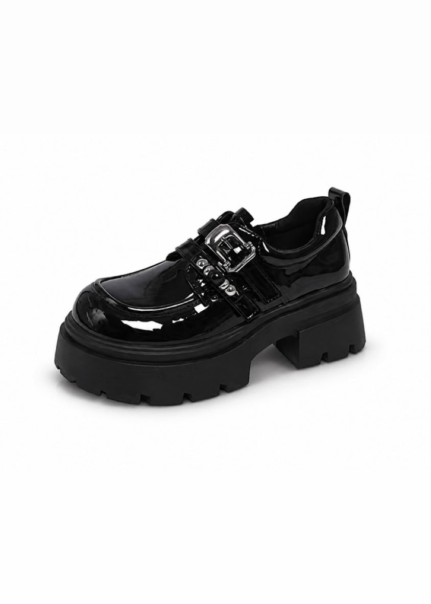 Lunette Buckle Loafers