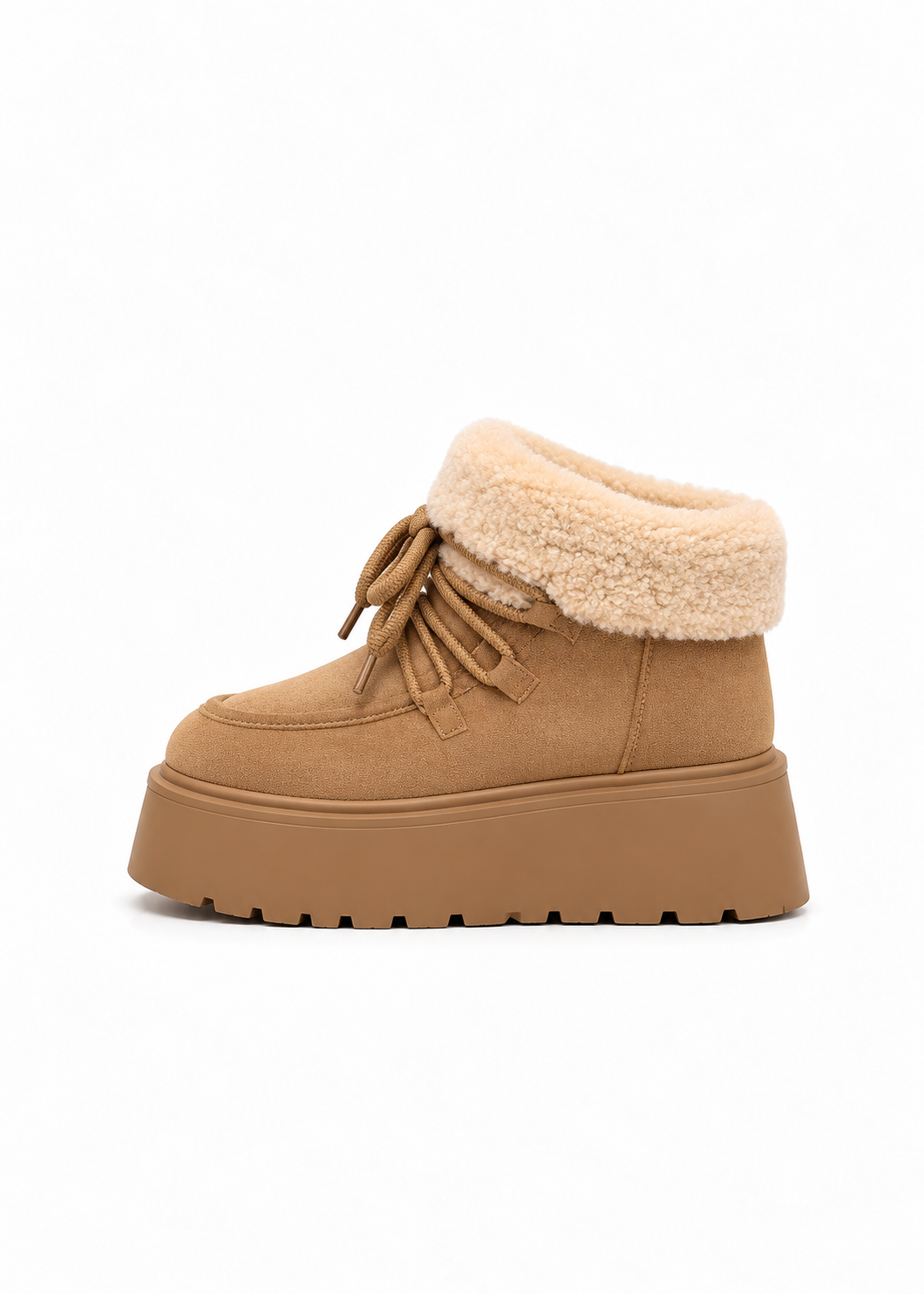 Miel Fur Platform Boots