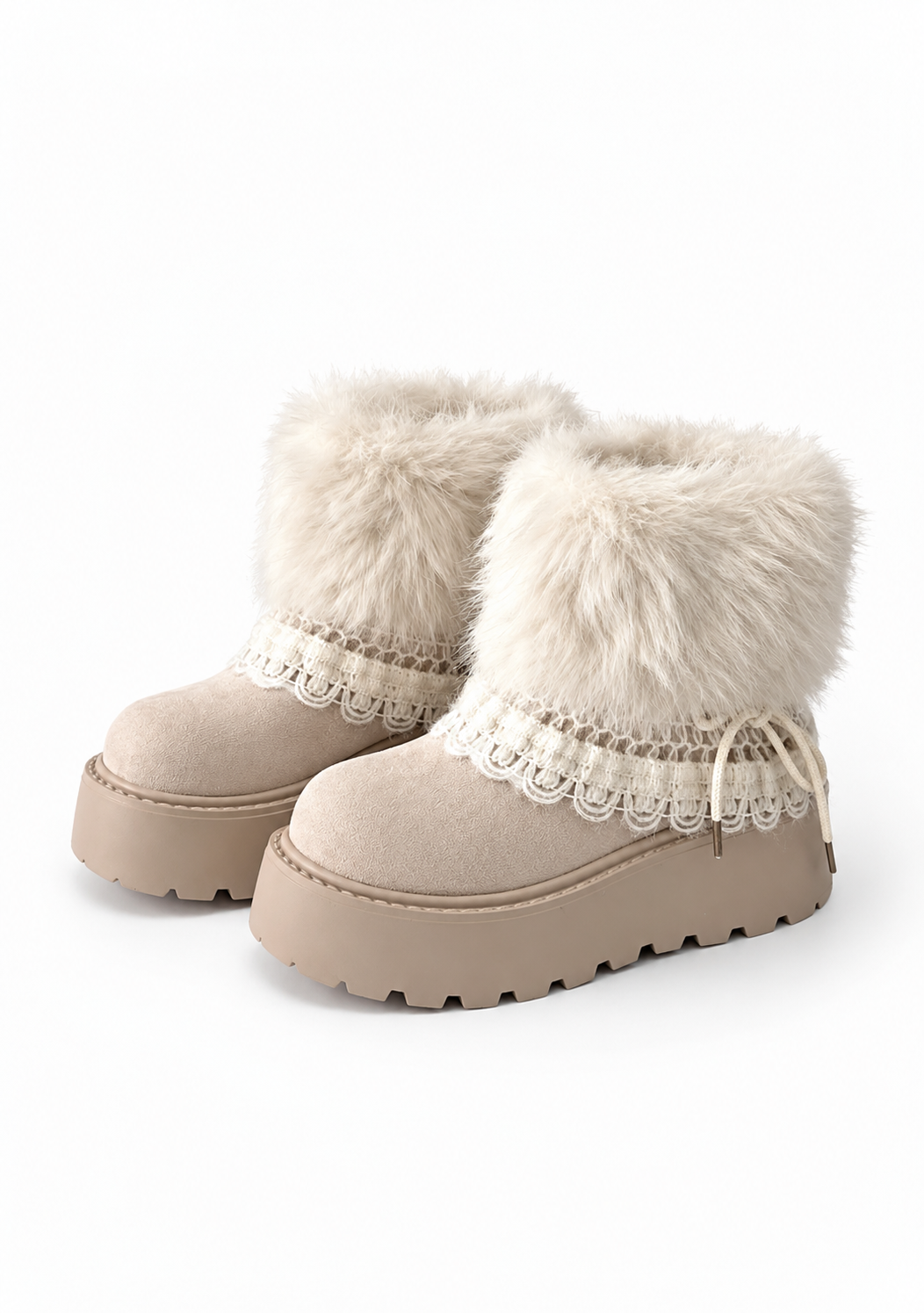 Cozy Lace Boots