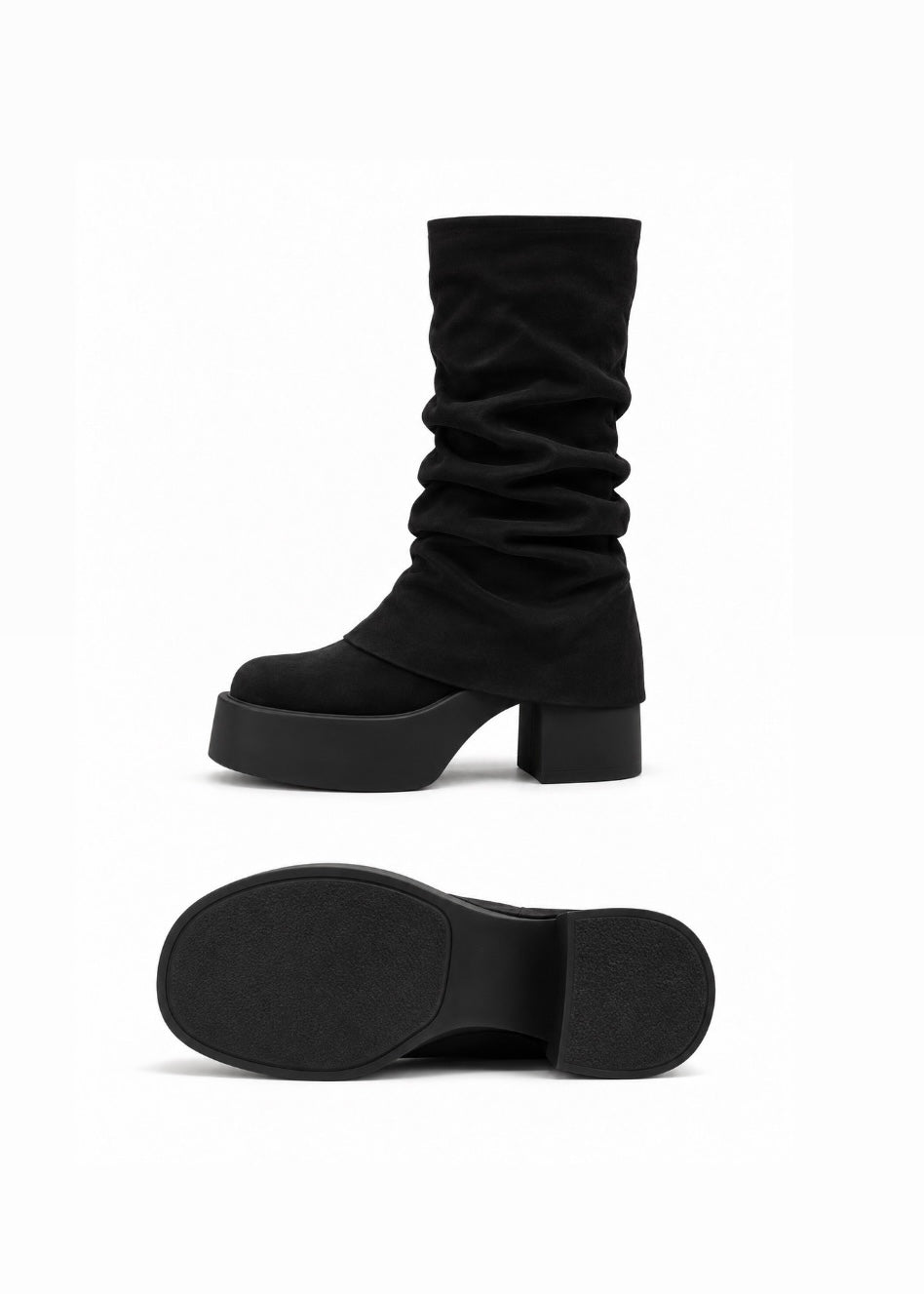 Velmira Slouch Platform Boots