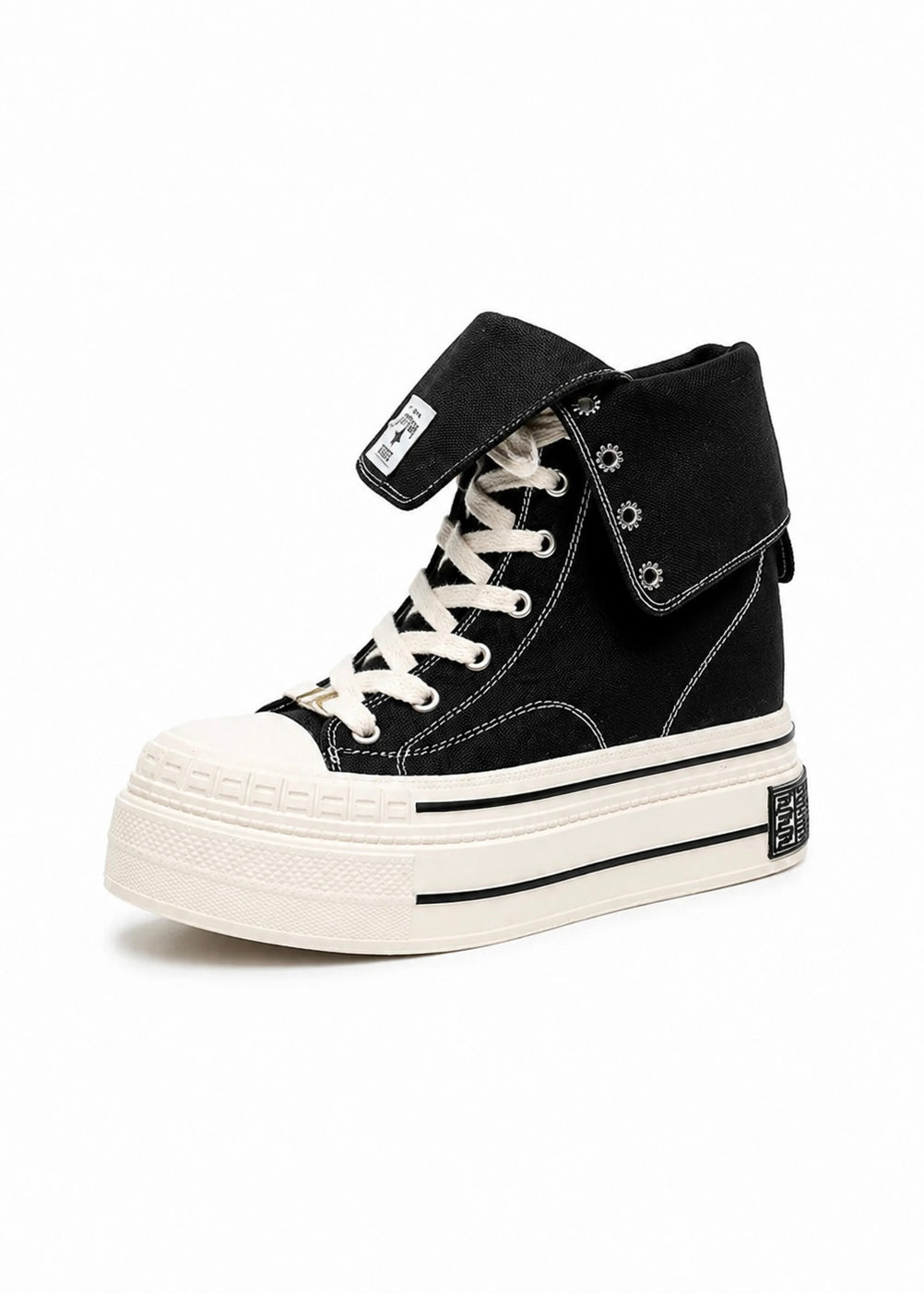Fold Edge Platform High Sneakers