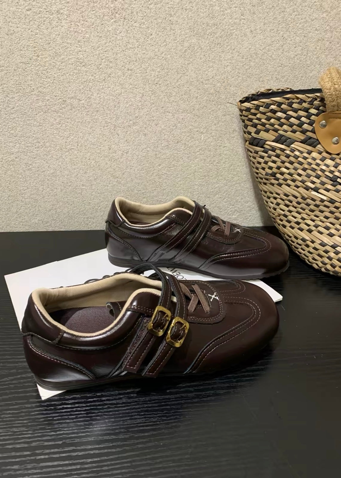 Velmora Double Buckle Sneakers