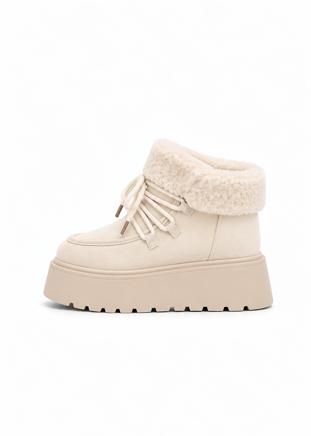 Miel Fur Platform Boots