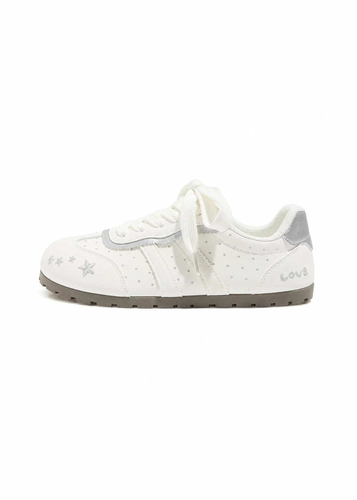 Silver Star Love Sneakers