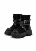 Velmira Double Buckle Boots