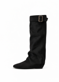 Velune Buckle Long Boots