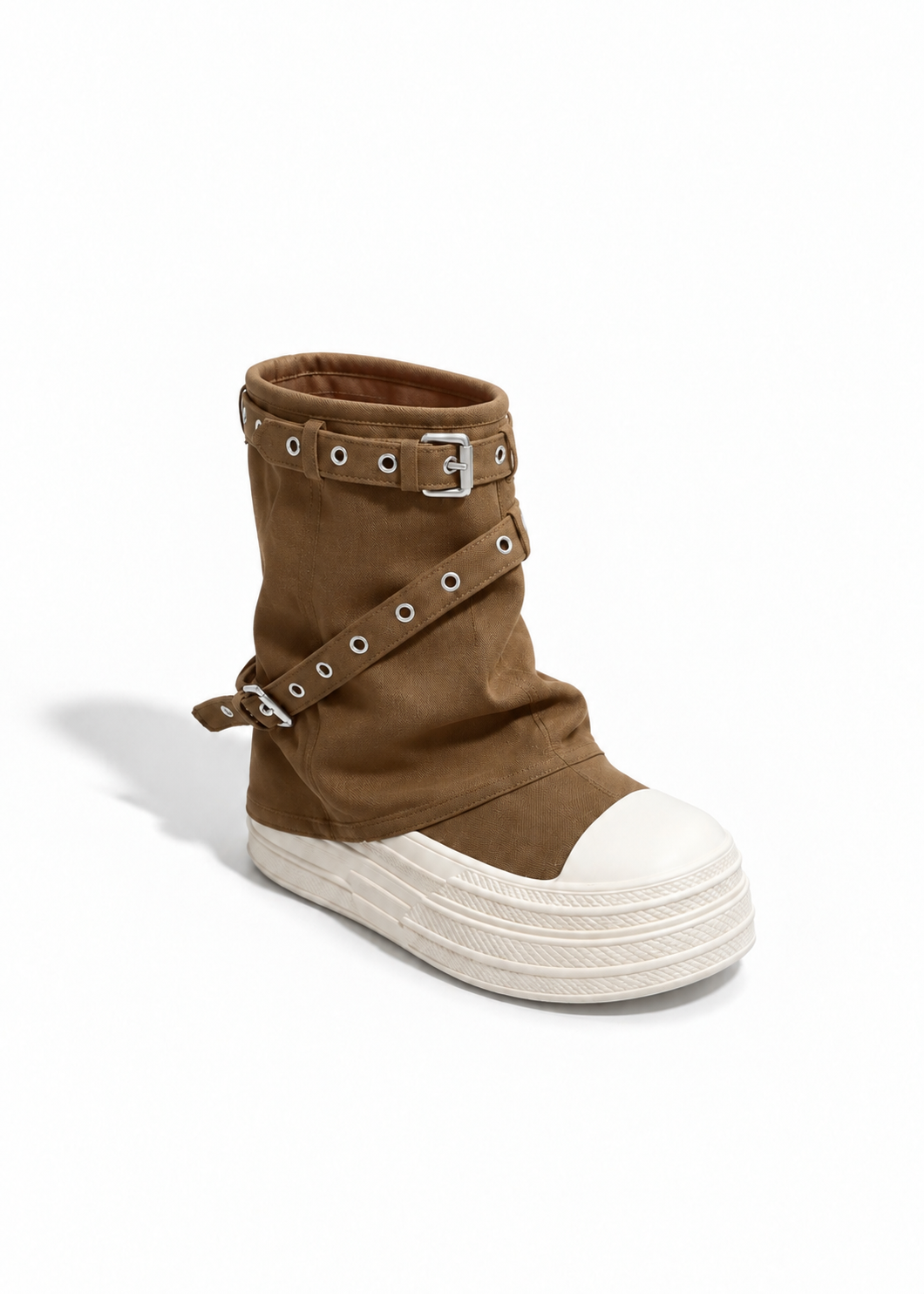Velnis Buckle Platform Boots