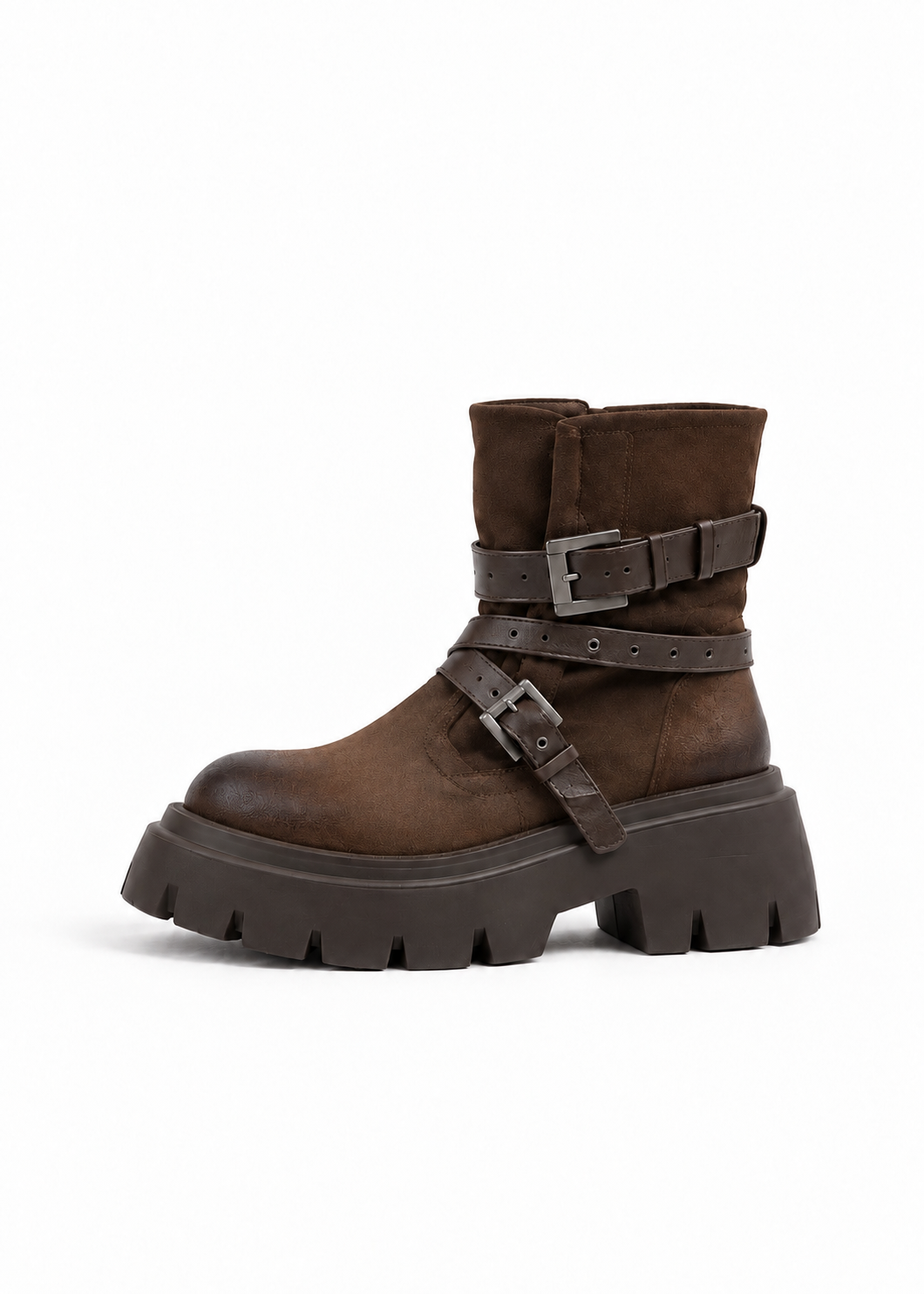 Velmira Double Buckle Boots