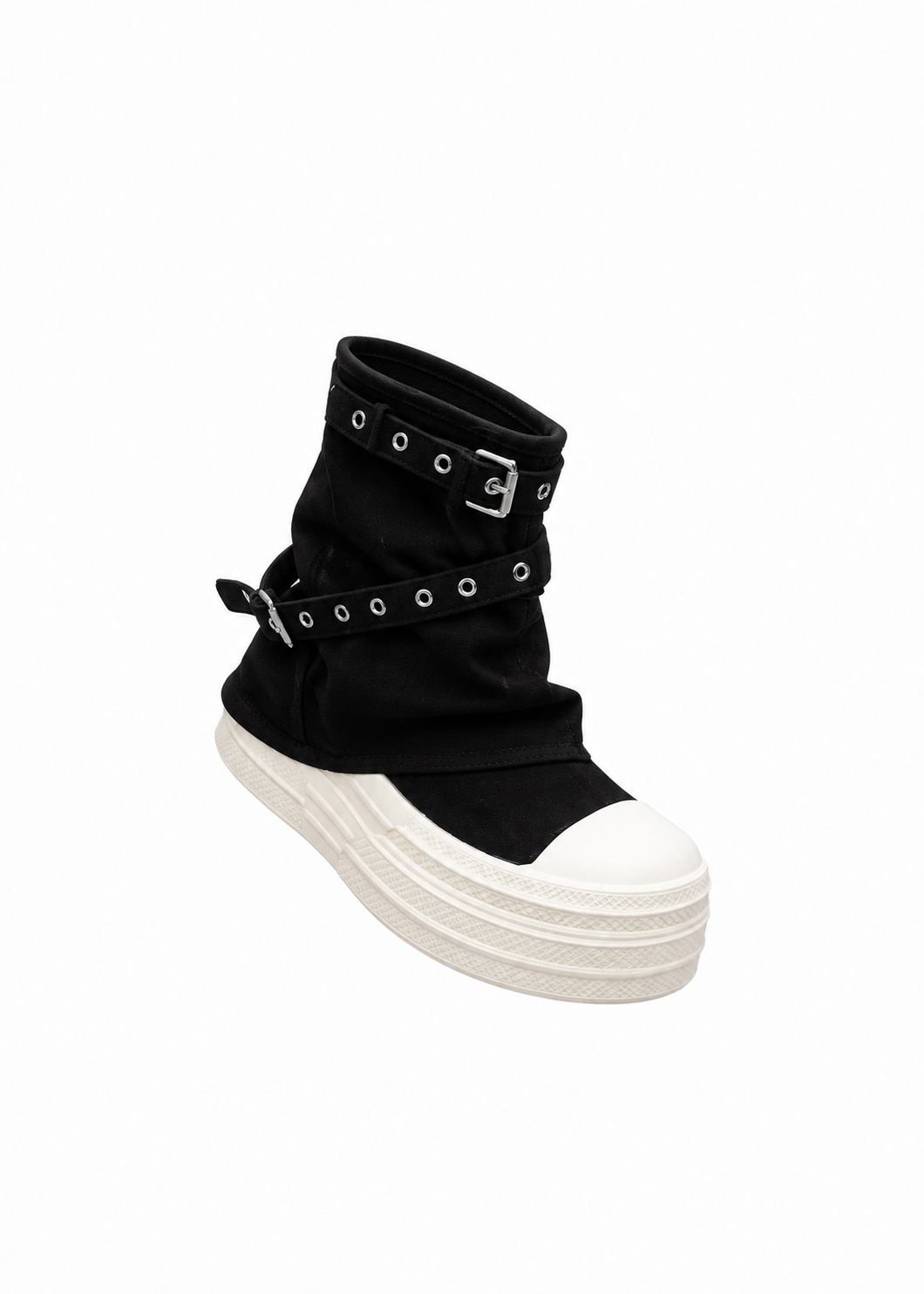 Velnis Buckle Platform Boots