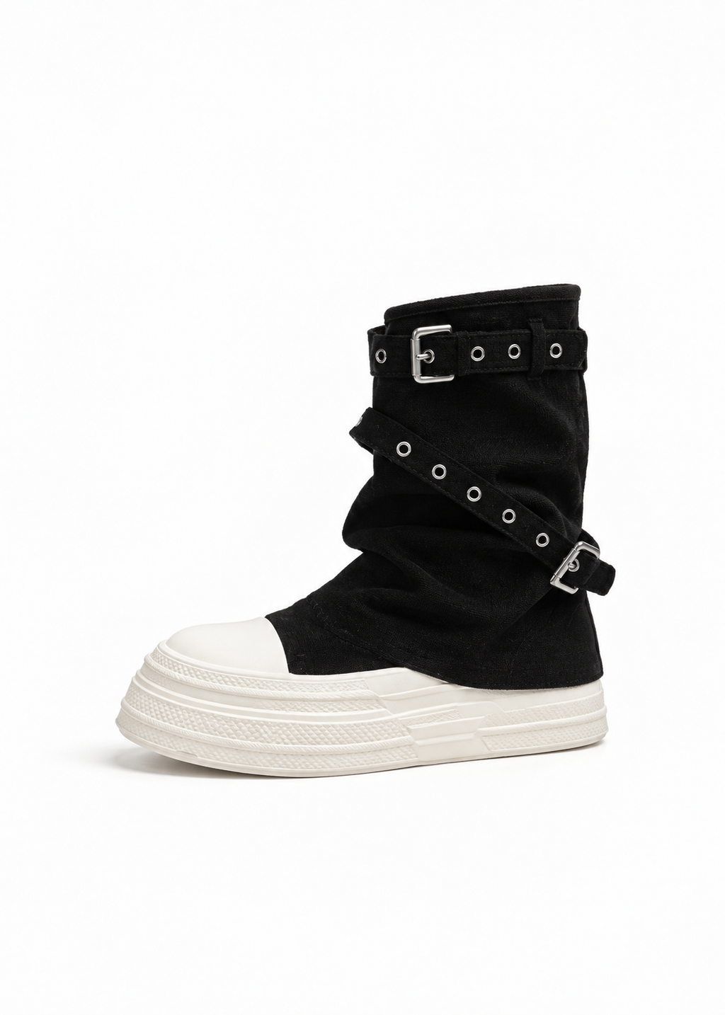 Velnis Buckle Platform Boots