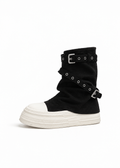 Velnis Buckle Platform Boots