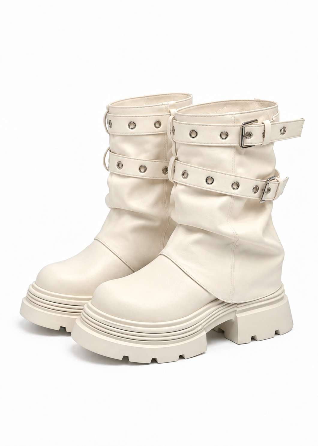 Veldra Belt Platform Boots
