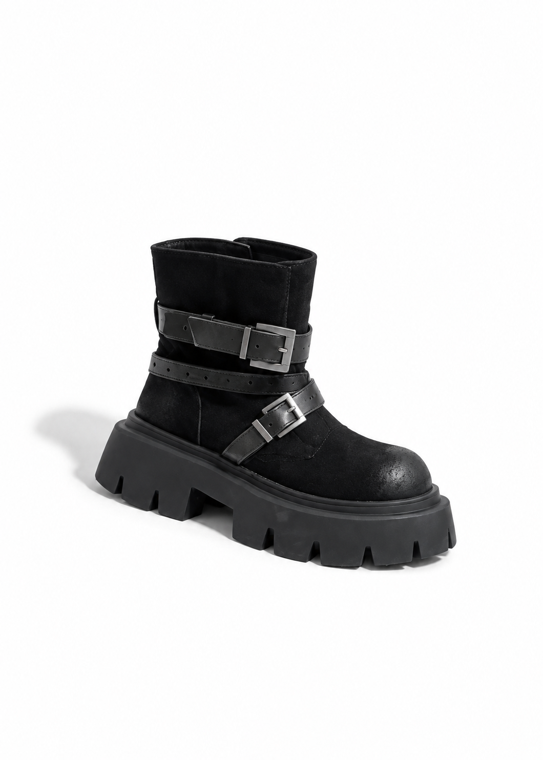 Velmira Double Buckle Boots