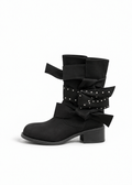 Velune Stud Ribbon Boots