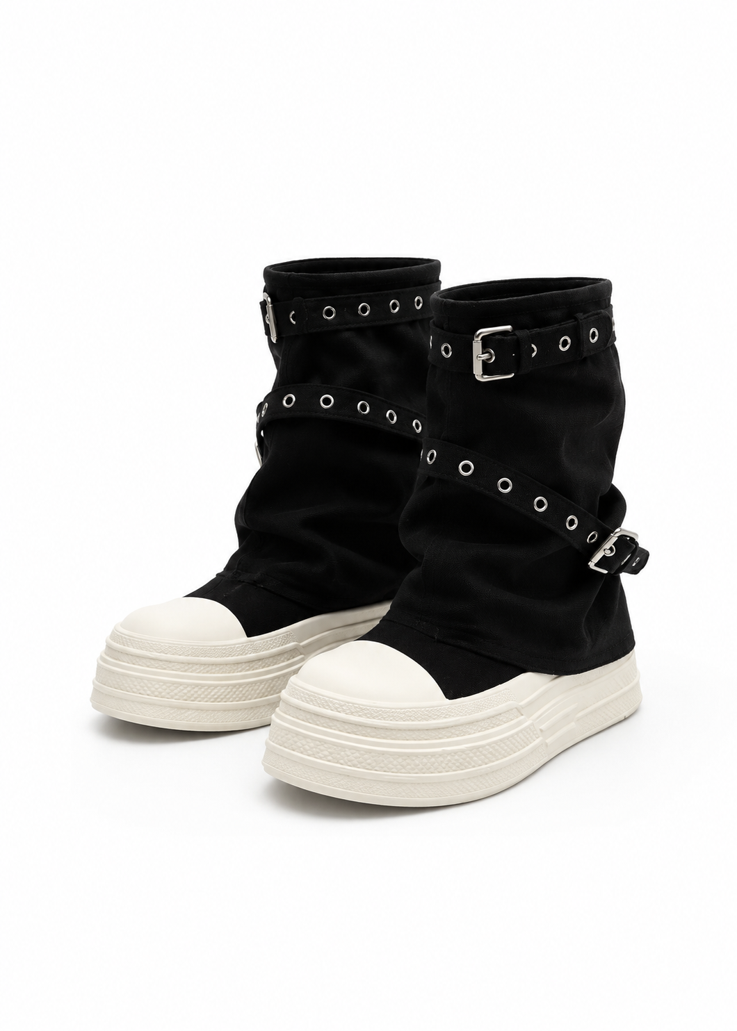 Velnis Buckle Platform Boots