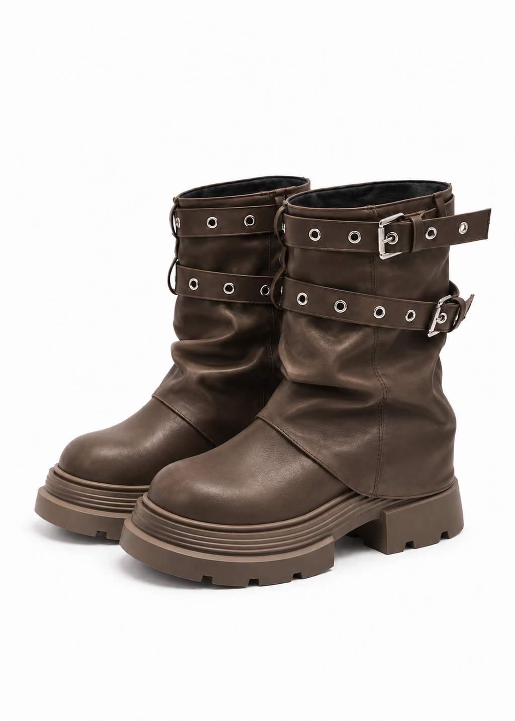 Veldra Belt Platform Boots