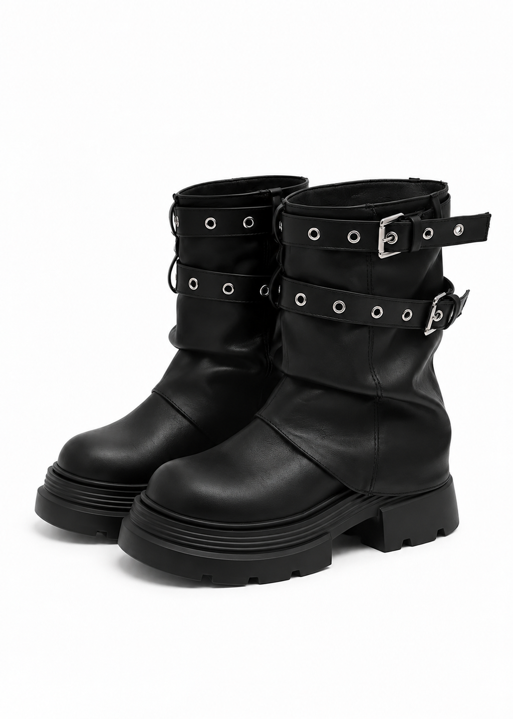 Veldra Belt Platform Boots