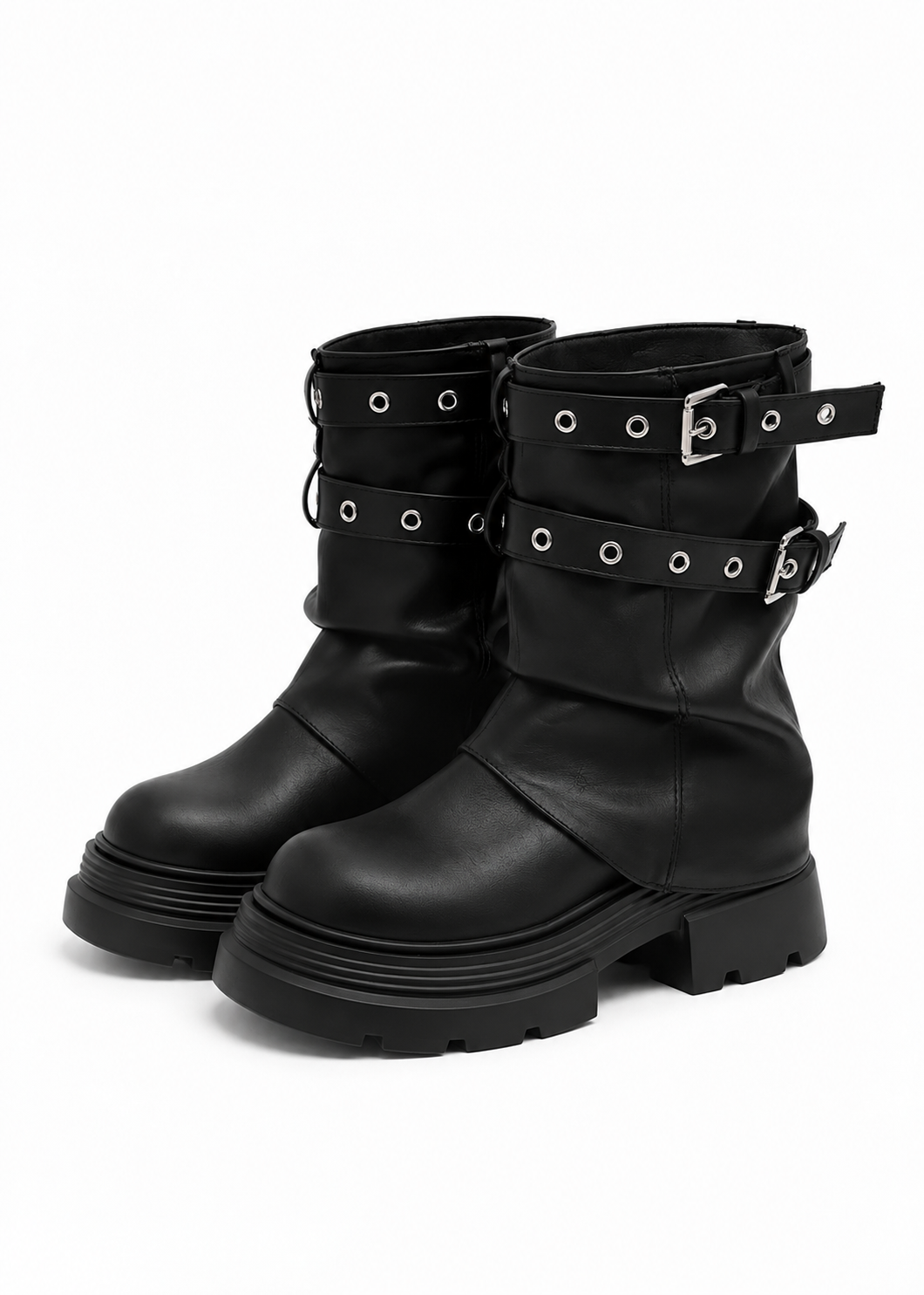 Veldra Belt Platform Boots