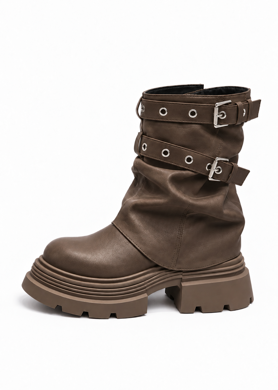 Veldra Belt Platform Boots