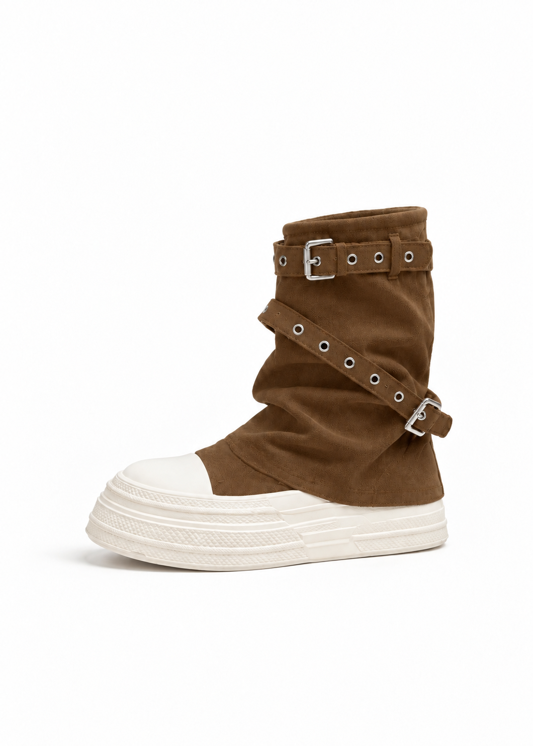 Velnis Buckle Platform Boots